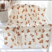 Load image into Gallery viewer, Boho Baby Rainbow Organic Swaddle