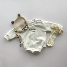 Load image into Gallery viewer, Little Love Embroidered  Baby Sweater Romper
