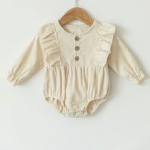 Load image into Gallery viewer, Baby Girls Long Sleeve Ruffle Romper