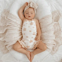 Load image into Gallery viewer, Cute Frill knitted Floral bodysuit