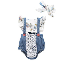 Load image into Gallery viewer, Floral Bodysuit and Headband