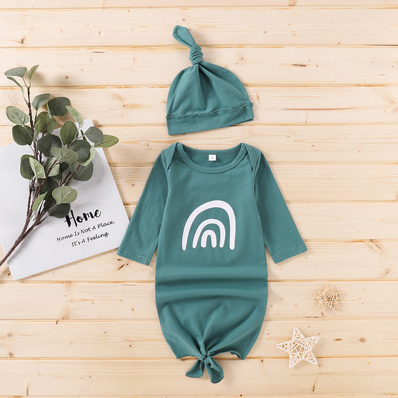 Rainbow Baby Comfort Knotted Gown