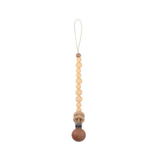 Load image into Gallery viewer, Wooden Pacifier Rattle Clip