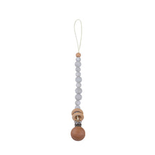 Load image into Gallery viewer, Wooden Pacifier Rattle Clip