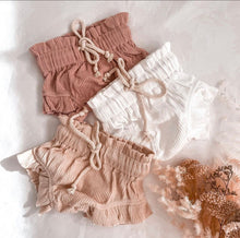 Load image into Gallery viewer, Frill Ribbed Baby Bloomers,Shorts