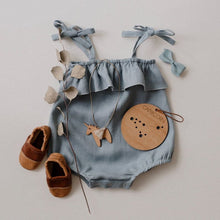 Load image into Gallery viewer, Strap Back Baby Girl Romper