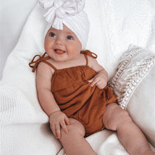 Load image into Gallery viewer, Strap Back Baby Girl Romper