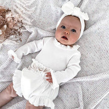 Load image into Gallery viewer, Frill Ribbed Baby Bloomers,Shorts