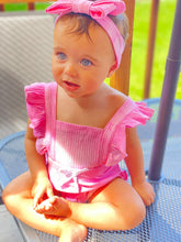 Load image into Gallery viewer, Flashy Baby Girls Rompers With matching Headband