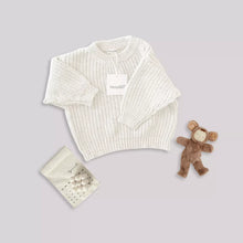 Load image into Gallery viewer, Neutral Baby Knit Sweater