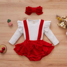 Load image into Gallery viewer, Baby Girl Velvet Bloomer Set