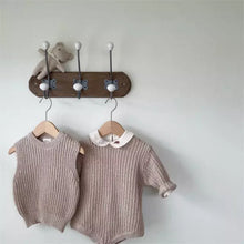 Load image into Gallery viewer, Neutral Knit Romper