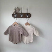 Load image into Gallery viewer, Neutral Knit Romper