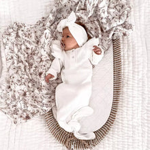 Load image into Gallery viewer, Baby Girl Ruffle Knotted Gown