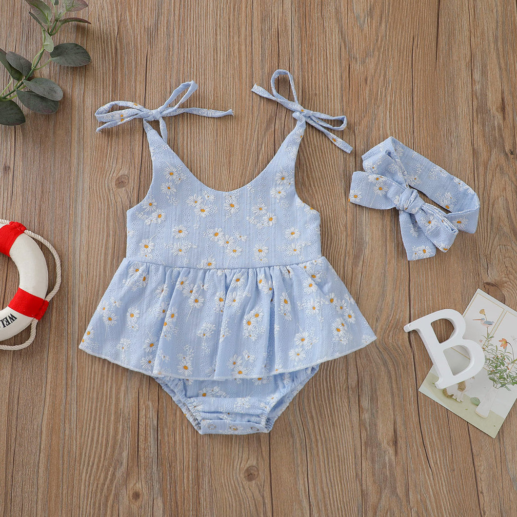 Daisy Baby Girl Romper