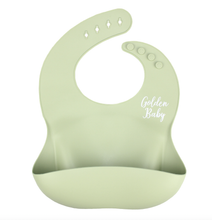 Load image into Gallery viewer, Silicone Baby Bibs (Golden Baby)
