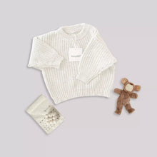 Load image into Gallery viewer, Neutral  Baby Knit Sweater
