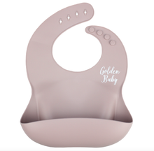 Load image into Gallery viewer, Silicone Baby Bibs (Golden Baby)
