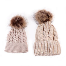 Load image into Gallery viewer, Mama &amp; Me Matching Beanie Winter Hat
