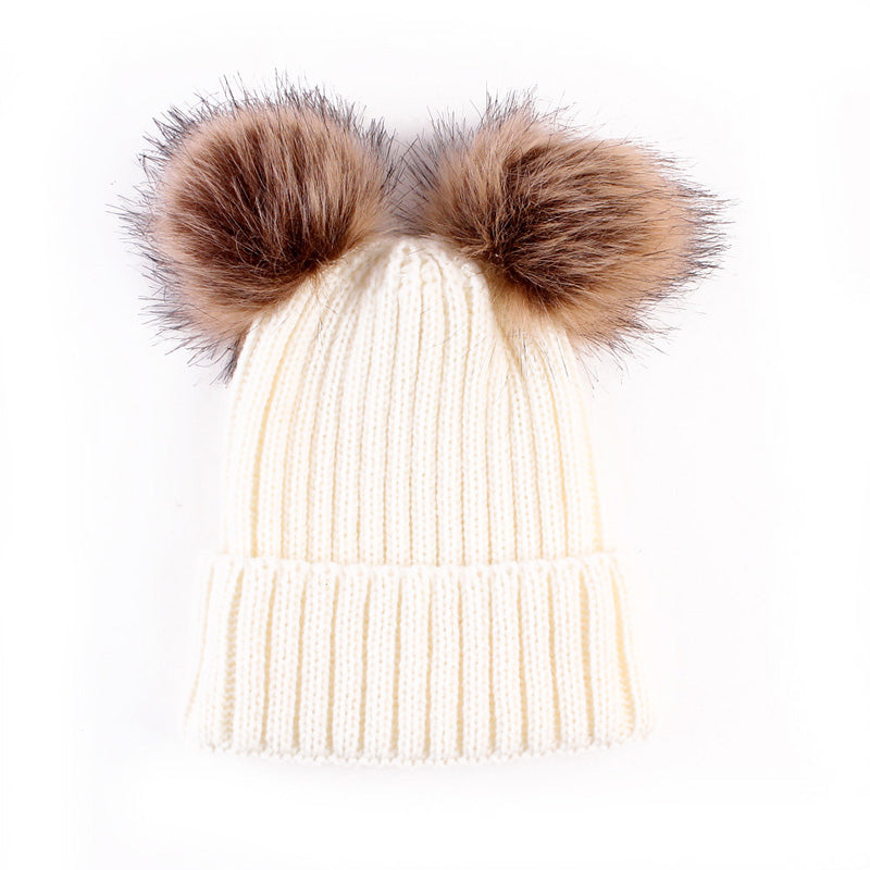 Pompom Baby  Beanie Winter Hat